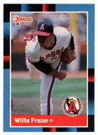 Willie Fraser - California Angels (MLB Baseball Card) 1992 Donruss # 135 Mint