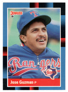 Jose Guzman - Texas Rangers (MLB Baseball Card) 1992 Donruss # 136 Mint