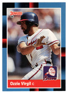 Ozzie Virgil - Atlanta Braves (MLB Baseball Card) 1992 Donruss # 143 Mint