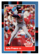 Julio Franco - Cleveland Indians (MLB Baseball Card) 1992 Donruss # 156 Mint