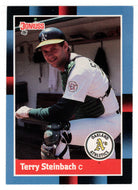 Terry Steinbach - Oakland Athletics (MLB Baseball Card) 1992 Donruss # 158 Mint