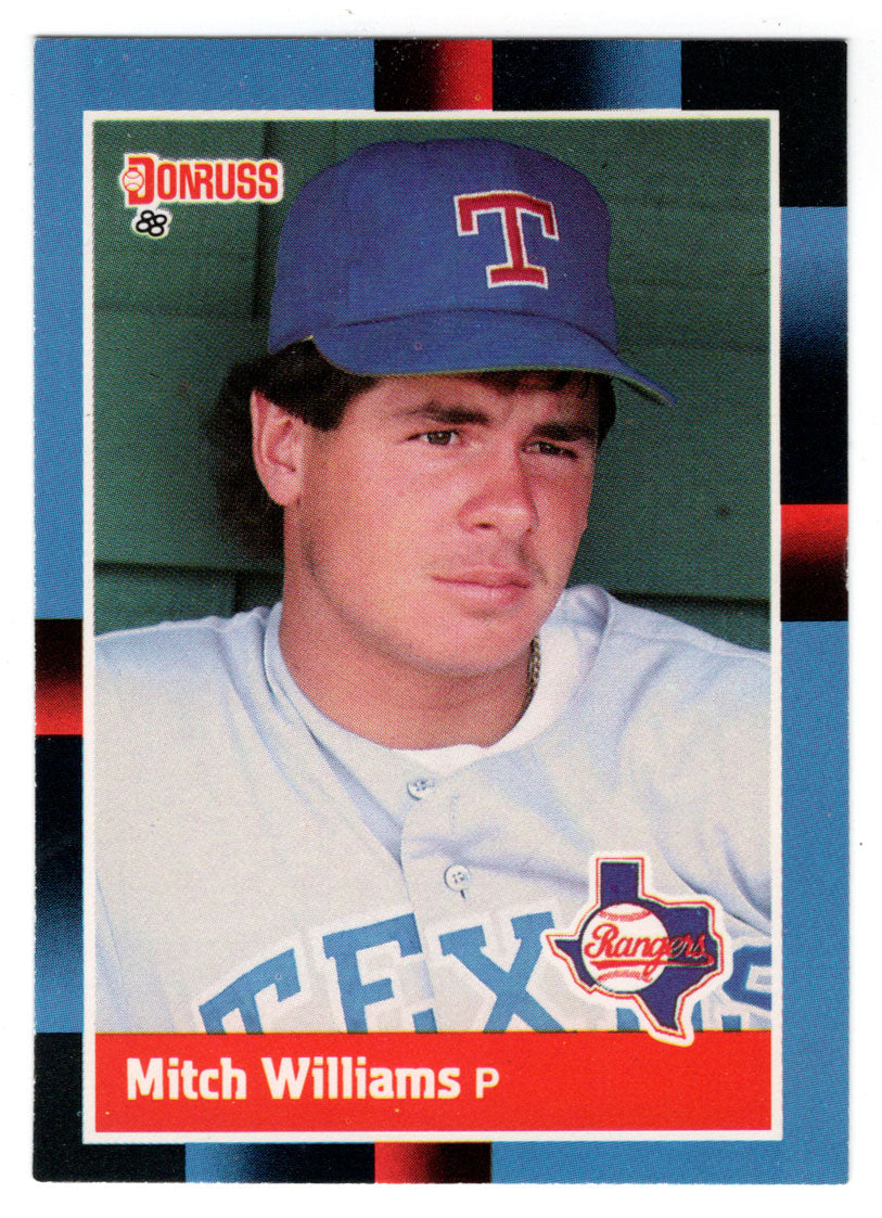 Mitch Williams - Texas Rangers (MLB Baseball Card) 1992 Donruss