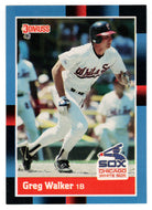 Greg Walker - Chicago White Sox (MLB Baseball Card) 1988 Donruss # 162 Mint