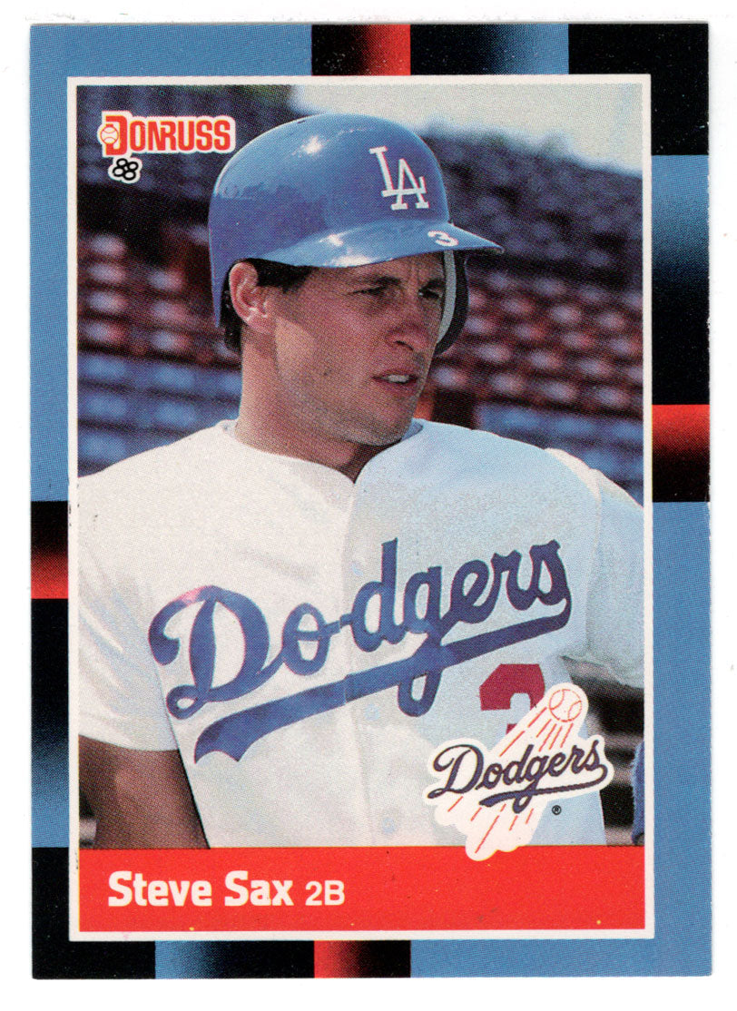 Steve Sax - Los Angeles Dodgers (MLB Baseball Card) 1992 Donruss
