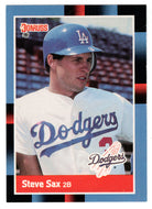 Steve Sax - Los Angeles Dodgers (MLB Baseball Card) 1992 Donruss # 176 Mint