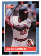 Mark McLemore - California Angels (MLB Baseball Card) 1992 Donruss # 181 Mint