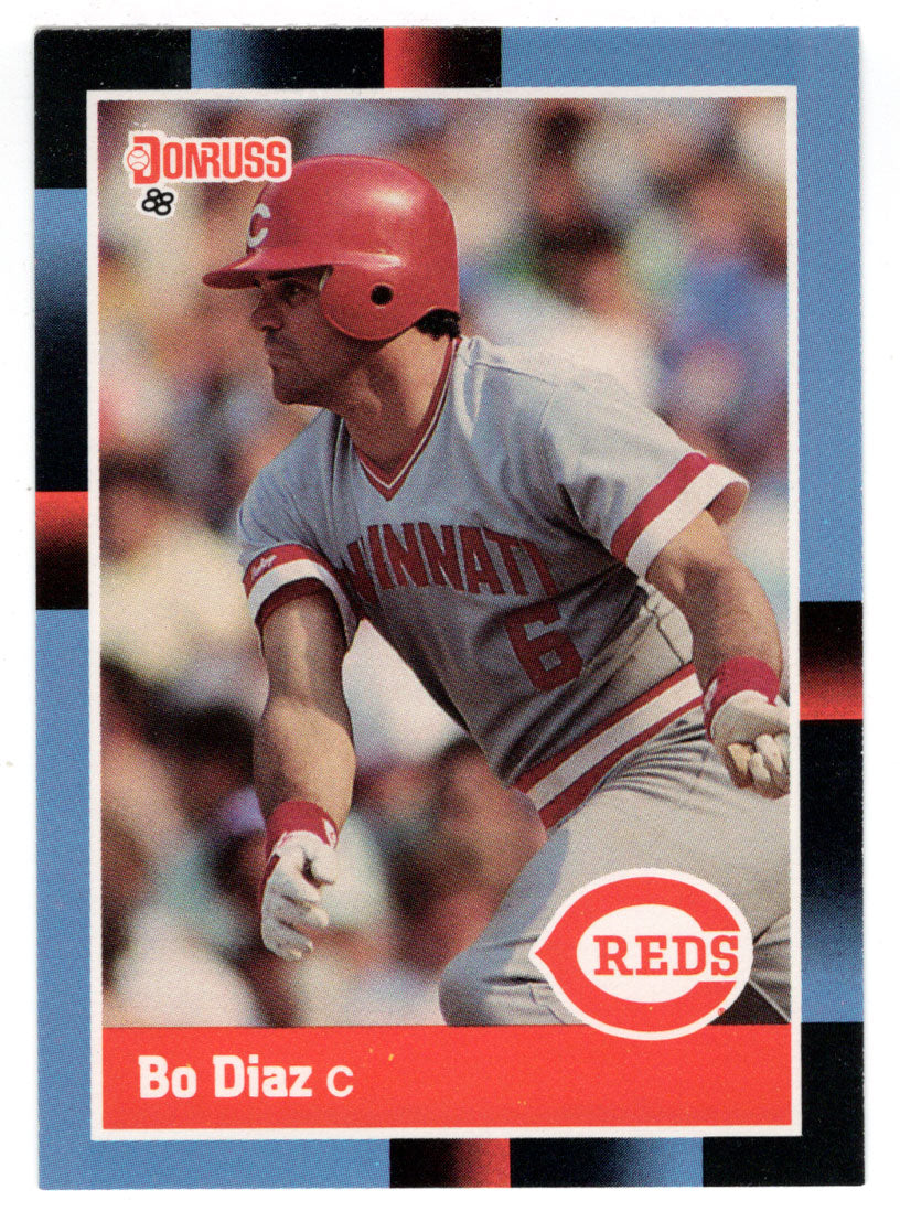 Bo Diaz - Cincinnati Reds (MLB Baseball Card) 1988 Donruss # 186 Mint