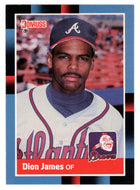 Dion James - Atlanta Braves (MLB Baseball Card) 1988 Donruss # 190 Mint