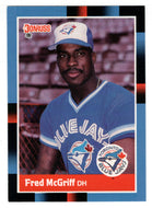 Fred McGriff - Toronto Blue Jays (MLB Baseball Card) 1988 Donruss # 195 Mint
