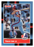 Vance Law - Montreal Expos (MLB Baseball Card) 1988 Donruss # 212 Mint