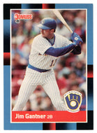 Jim Gantner - Milwaukee Brewers (MLB Baseball Card) 1988 Donruss # 214 Mint
