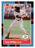 Tony Phillips - Oakland Athletics (MLB Baseball Card) 1988 Donruss # 221 Mint