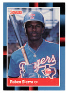 Ruben Sierra - Texas Rangers (MLB Baseball Card) 1988 Donruss # 223 Mint
