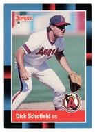 Dick Schofield - California Angels (MLB Baseball Card) 1988 Donruss # 233 Mint
