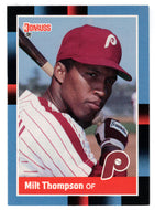 Milt Thompson - Philadelphia Phillies (MLB Baseball Card) 1988 Donruss # 236 Mint