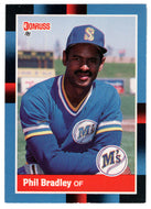 Phil Bradley - Seattle Mariners (MLB Baseball Card) 1988 Donruss # 243 Mint