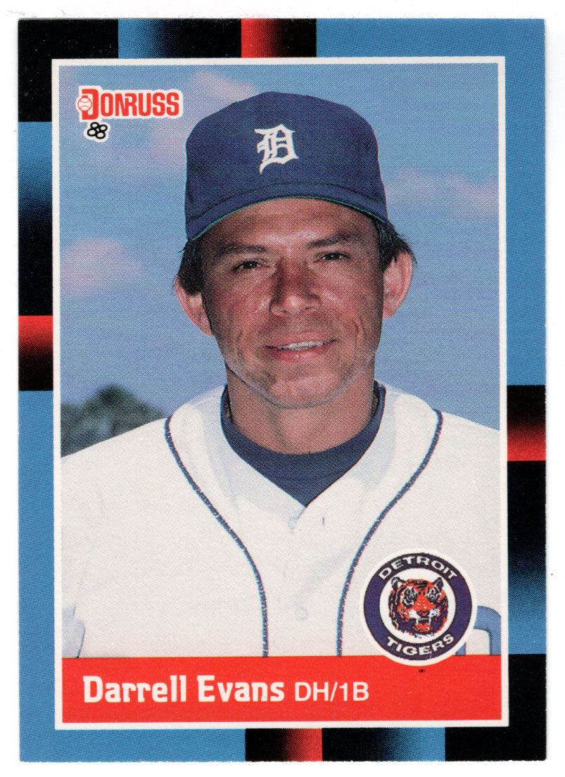 Darrell Evans - Detroit Tigers (MLB Baseball Card) 1988 Donruss # 250 Mint