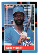 Willie Wilson - Kansas City Royals (MLB Baseball Card) 1988 Donruss # 255 Mint