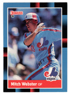Mitch Webster - Montreal Expos (MLB Baseball Card) 1988 Donruss # 257 Mint