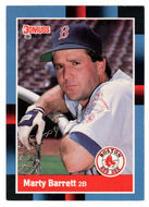 Marty Barrett - Boston Red Sox (MLB Baseball Card) 1988 Donruss # 276 Mint