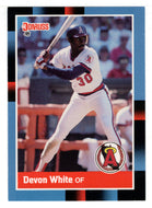 Devon White - California Angels (MLB Baseball Card) 1988 Donruss # 283 Mint