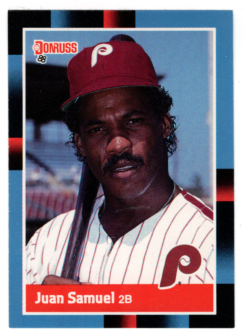 Juan Samuel - Philadelphia Phillies (MLB Baseball Card) 1988 Donruss # –  PictureYourDreams