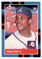 Albert Hall - Atlanta Braves (MLB Baseball Card) 1988 Donruss # 290 Mint