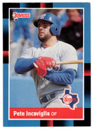 Pete Incaviglia - Texas Rangers (MLB Baseball Card) 1988 Donruss # 304 Mint
