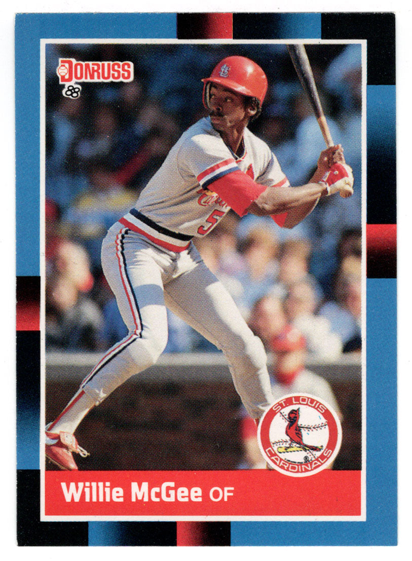 Willie McGee - St. Louis Cardinals (MLB Baseball Card) 1988