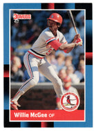 Willie McGee - St. Louis Cardinals (MLB Baseball Card) 1988 Donruss # 307 Mint