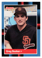 Greg Booker - San Diego Padres (MLB Baseball Card) 1988 Donruss # 311 Mint