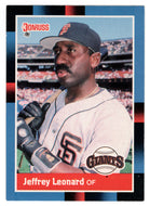 Jeffrey Leonard - San Francisco Giants (MLB Baseball Card) 1988 Donruss # 327 Mint