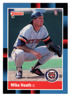 Mike Heath - Detroit Tigers (MLB Baseball Card) 1988 Donruss # 338 Mint