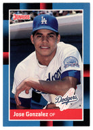 Jose Gonzalez - Los Angeles Dodgers (MLB Baseball Card) 1988 Donruss # 341 Mint