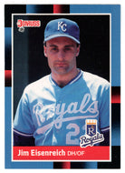 Jim Eisenreich - Kansas City Royals (MLB Baseball Card) 1988 Donruss # 343 Mint