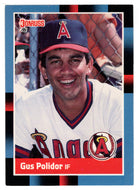 Gus Polidor - California Angels (MLB Baseball Card) 1988 Donruss # 356 Mint