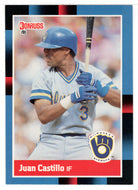 Juan Castillo - Milwaukee Brewers (MLB Baseball Card) 1988 Donruss # 363 Mint