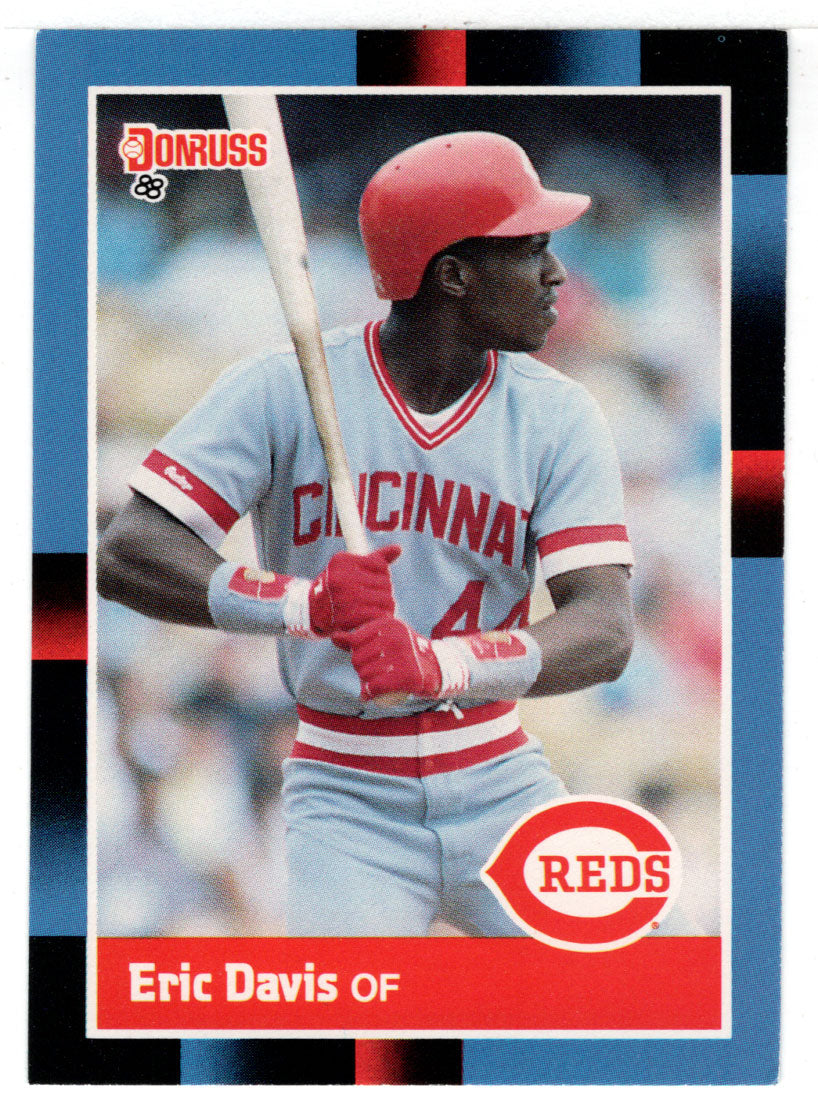 Cincinnati Reds Eric Davis Lot of 4 Baseball Cards