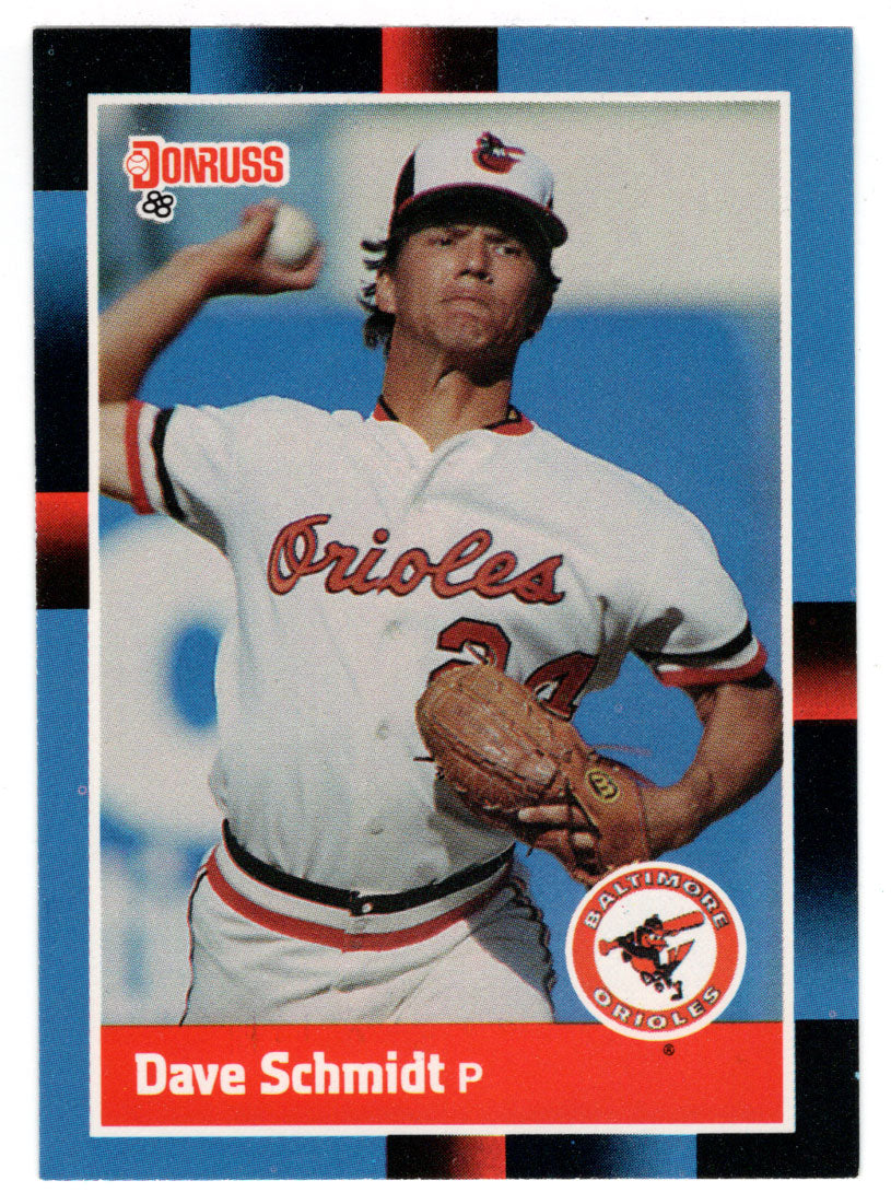 Dave Schmidt - Baltimore Orioles (MLB Baseball Card) 1988 Donruss # 371 Mint