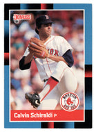 Calvin Schiraldi - Boston Red Sox (MLB Baseball Card) 1988 Donruss # 375 Mint