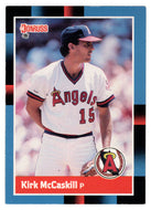 Kirk McCaskill - California Angels (MLB Baseball Card) 1988 Donruss # 381 Mint