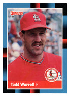 Todd Worrell - St. Louis Cardinals (MLB Baseball Card) 1988 Donruss # 386 Mint