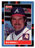 Rick Mahler - Atlanta Braves (MLB Baseball Card) 1988 Donruss # 389 Mint
