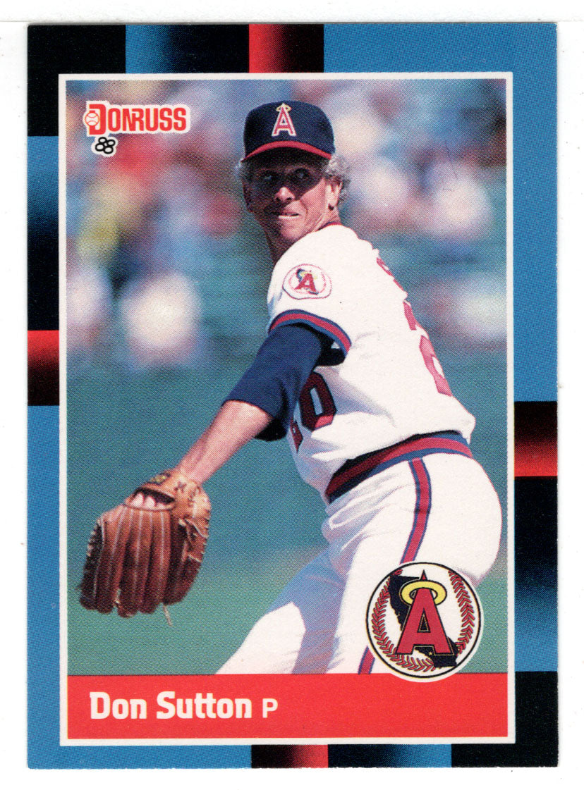 Don Sutton - California Angels (MLB Baseball Card) 1988 Donruss # 407 Mint