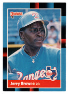 Jerry Browne - Texas Rangers (MLB Baseball Card) 1988 Donruss # 408 Mint
