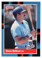 Steve Balboni - Kansas City Royals (MLB Baseball Card) 1988 Donruss # 424 Mint