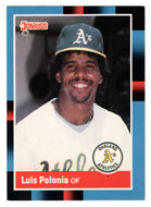 Luis Polonia RC - Oakland Athletics (MLB Baseball Card) 1988 Donruss # 425 Mint