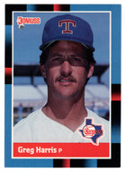 Greg Harris - Texas Rangers (MLB Baseball Card) 1988 Donruss # 427 Mint