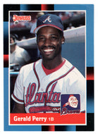 Gerald Perry - Atlanta Braves (MLB Baseball Card) 1988 Donruss # 437 Mint