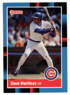 Dave Martinez - Chicago Cubs (MLB Baseball Card) 1988 Donruss # 438 Mint